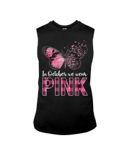 Breast Cancer Awareness Butterfly Sleeveless Tee tile