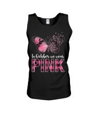 Breast Cancer Awareness Butterfly Unisex Tank tile