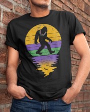 Vintage Bigfoot - Happy Mardi Gras Classic T-Shirt apparel-classic-tshirt-lifestyle-26