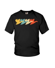 Retro Duck Bird Drake Lover Youth T-Shirt tile