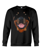 Rottweiler Face Crewneck Sweatshirt tile