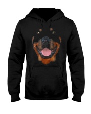 Rottweiler Face Hooded Sweatshirt tile