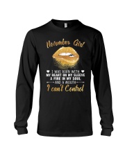 I'm November Girl Slay Lip Birthday Funny Long Sleeve Tee tile