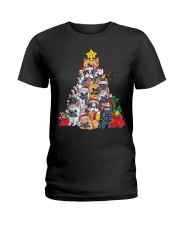 French Bulldog Xmas (14) Ladies T-Shirt tile