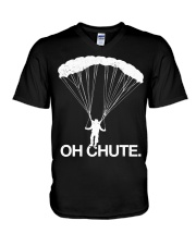 Oh Chute Parachute V-Neck T-Shirt tile