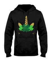 Unicorn Face St Patrick's Day Hooded Sweatshirt tile