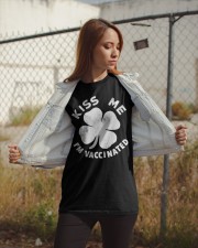 Kiss Me I'm Irish And Vaccinated - St Patrick Day Classic T-Shirt apparel-classic-tshirt-lifestyle-07