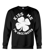 Kiss Me I'm Irish And Vaccinated - St Patrick Day Crewneck Sweatshirt tile