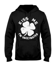 Kiss Me I'm Irish And Vaccinated - St Patrick Day Hooded Sweatshirt tile