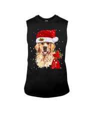 Golden Retriever Christmas Sleeveless Tee tile