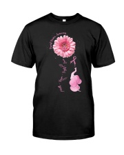 Faith Hope Fight Love Elephant Classic T-Shirt front