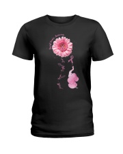 Faith Hope Fight Love Elephant Ladies T-Shirt tile