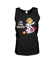 Dogecoin to the Moon Unisex Tank tile