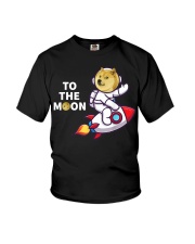 Dogecoin to the Moon Youth T-Shirt tile