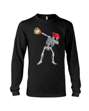 Dabbing Skeleton Baseball Long Sleeve Tee tile