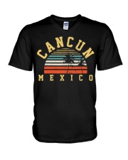 Cancun Mexico V-Neck T-Shirt tile
