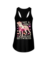 Just A Girl Who Loves Rottweilers Ladies Flowy Tank tile
