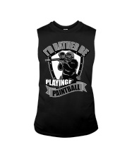 I'd Rather Be Playing Paintball Sleeveless Tee tile