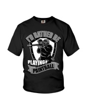 I'd Rather Be Playing Paintball Youth T-Shirt tile