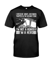 I Rescue Vinyl Records Trapped In The Record Store Classic T-Shirt front