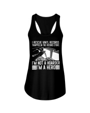 I Rescue Vinyl Records Trapped In The Record Store Ladies Flowy Tank tile
