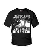 I Rescue Vinyl Records Trapped In The Record Store Youth T-Shirt tile