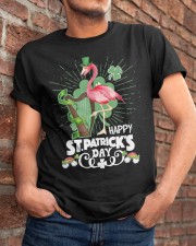 Flamingo- St Patricks Day Classic T-Shirt apparel-classic-tshirt-lifestyle-26
