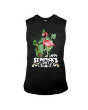 Flamingo- St Patricks Day Sleeveless Tee tile