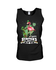 Flamingo- St Patricks Day Unisex Tank tile