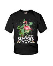 Flamingo- St Patricks Day Youth T-Shirt tile