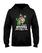 Flamingo- St Patricks Day Hooded Sweatshirt tile