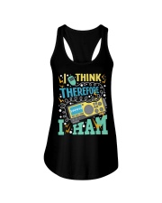 I Think Therefore I Ham Ladies Flowy Tank tile