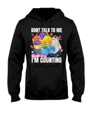 Don't Talk to Me I'm Counting Crochet Lovers Arts Crafts Hooded Sweatshirt tile