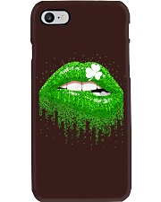 Green Lips Biting Sexy Irish Phone Case tile