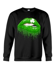 Green Lips Biting Sexy Irish Crewneck Sweatshirt tile