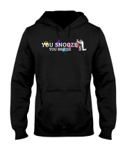 Funny Paintball You Snooze You Bruise Hooded Sweatshirt tile
