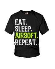 Eat Sleep Airsoft Repeat Youth T-Shirt tile