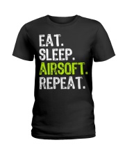 Eat Sleep Airsoft Repeat Ladies T-Shirt tile