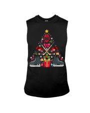 Christmas Ice Hockey Xmas Sleeveless Tee tile