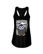 Penguin Halloween Ladies Flowy Tank tile