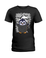 Penguin Halloween Ladies T-Shirt tile
