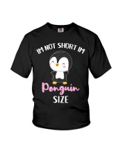 Im Not Short Im Penguin Size Youth T-Shirt tile