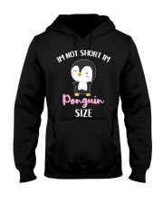Im Not Short Im Penguin Size Hooded Sweatshirt tile