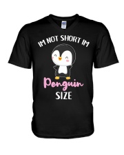 Im Not Short Im Penguin Size V-Neck T-Shirt tile