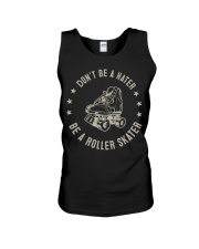 Do not Be a Hater Be a Roller Skater Unisex Tank tile