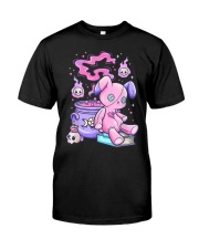 Cute Creepy Witchy Bear Classic T-Shirt front