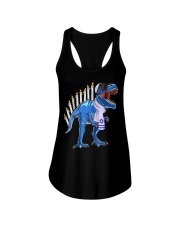 Dinosaur Hanukkah Ladies Flowy Tank tile