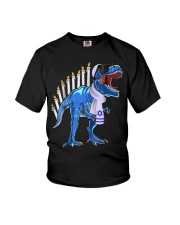 Dinosaur Hanukkah Youth T-Shirt tile