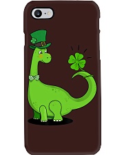 Dinosaur Shamrock St Patrick's Day Phone Case tile