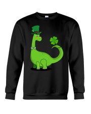 Dinosaur Shamrock St Patrick's Day Crewneck Sweatshirt tile